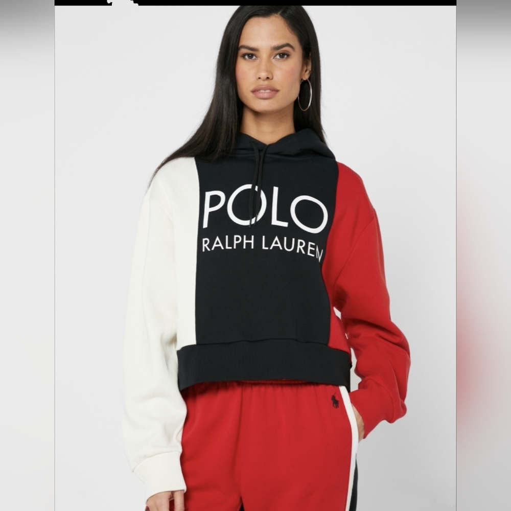 NWT $149 Polo Ralph Lauren Graphic Knitted Hoodie